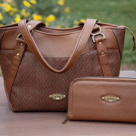 Flying Cowgirl purse and wallet