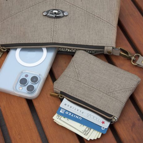 Flying Cowgirl pouch and wallet